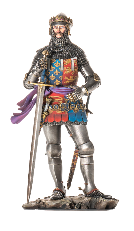 Edward, The Black Prince (1330-1376) SM-F01 54 mm 1/30, Series Medieval  Knights, Andrea Miniatures Catalogue