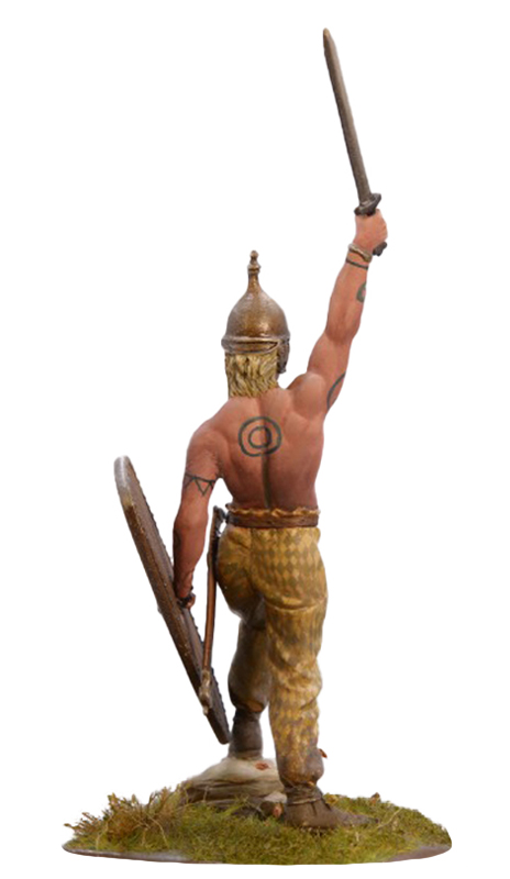 Celtic Warrior, 1st. Century B.C. SG-F120 54 mm 1/32, Series General, Andrea Miniatures Catalogue
