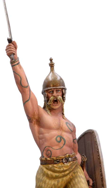 Celtic Warrior, 1st. Century B.C. SG-F120 54 mm 1/32, Series General, Andrea Miniatures Catalogue