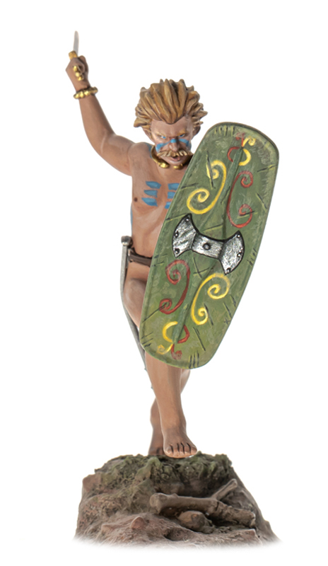 Celtic Warrior, 1st. Century B.C. SG-F120 54 mm 1/32, Series General, Andrea Miniatures Catalogue