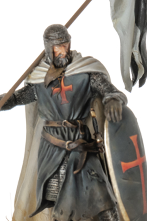 Templar Knight, Bannerholder. XII Century